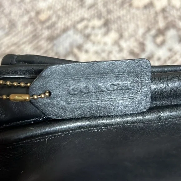 Vintage 90s COACH Station Bag 5130 Black Made in USA EUC - Picture 12 of 12